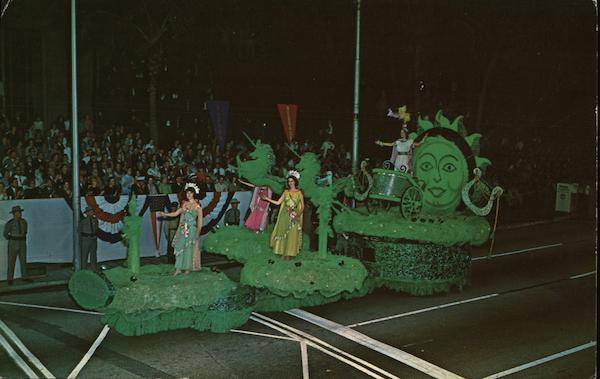 King Orange Parade Miami Florida