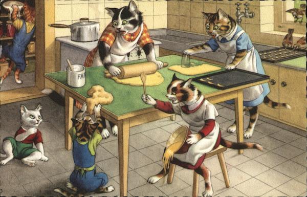 Cats in the Kitchen