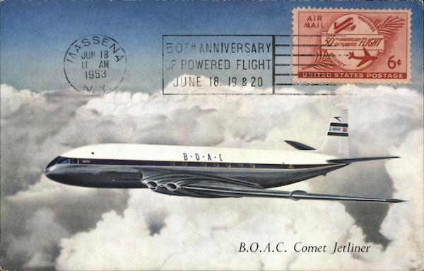 B.O.A.C. Comet Jetliner Aircraft