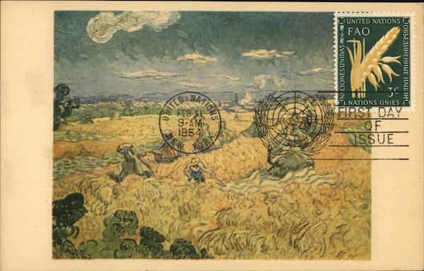 The Wheat Field by Vincent Van Gogh Maximum Cards