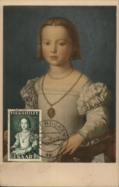 Donna Maria de Medici Saar Maximum Cards