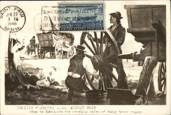 Swedish Pioneers to the Middle West Maximum Cards
