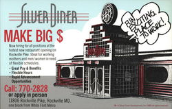 Silver Diner Rockville, MD Postcard Postcard Postcard