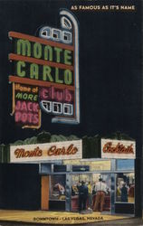 Monte Carlo Club Postcard