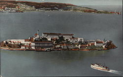 Alcatraz Island, San Francisco Bay California Postcard Postcard Postcard
