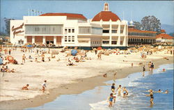 Santa Cruz Beach and Casino California Postcard Postcard Postcard
