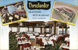 Norselander Seafood Restaurant Seattle, WA Postcard Postcard Postcard