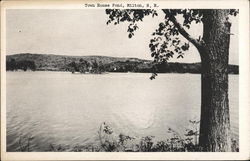 Town House Pond Milton, NH Postcard Postcard Postcard