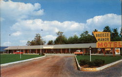 Breeze Manor Motel Postcard