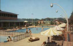 The Motor House Pool Williamsburg, VA Postcard Postcard Postcard