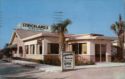 Strickland's Restaurant Postcard