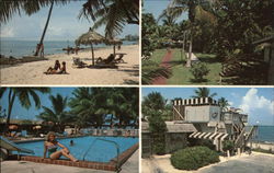 Silver Sands Oceanfront Motel Key Biscayne, FL Postcard Postcard Postcard