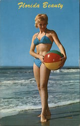 Florida Beauty Swimsuits & Pinup Postcard Postcard Postcard