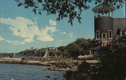 University of Wisconsin Boat House on Lake Mendota Madison, WI Postcard Postcard Postcard