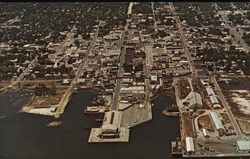 Aerial View of Downtown Pensacola, FL Postcard Postcard Postcard
