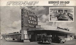 Woodroffe's San-Shop Postcard