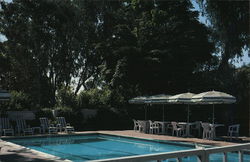 Swimming Pool, The Inn at Rancho Santa Fe California Postcard Postcard Postcard