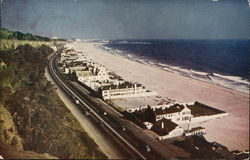 View of Beach Santa Monica, CA Postcard Postcard Postcard