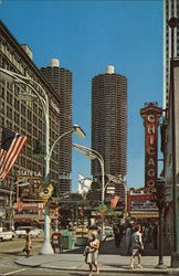 Chicago, "The City Beautiful," State Street and Randolph Postcard
