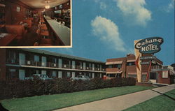 The Cabana Motel Detroit, MI Postcard Postcard Postcard