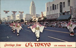 Li'l Tokyo - Annual Nisei Week Parade Los Angeles, CA Postcard Postcard Postcard