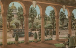 California State Capitol - View from Loggia of Hotel Senator Postcard