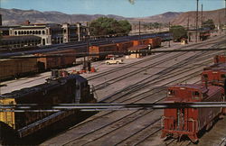 Railroad Yard Barstow, CA Postcard Postcard Postcard