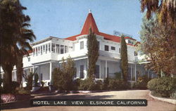 Hotel Lake View Elsinore, CA Postcard Postcard Postcard