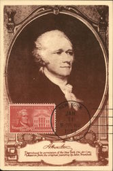 Alexander Hamilton Political Postcard Postcard Postcard