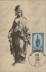 Statue of Freedom, US Capital Building Postcard