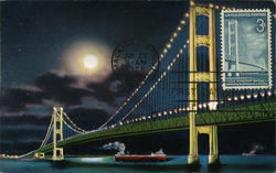 The Mackinac Bridge Postcard