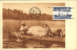 Fishing in Canada Misc. Canada Postcard Postcard Postcard
