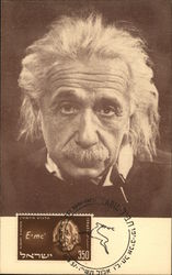 Albert Einstein Postcard