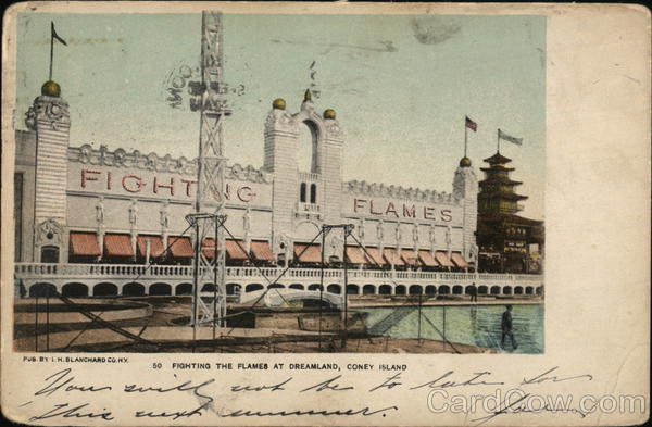 Fighting the Flames at Dreamland, Coney Island New York