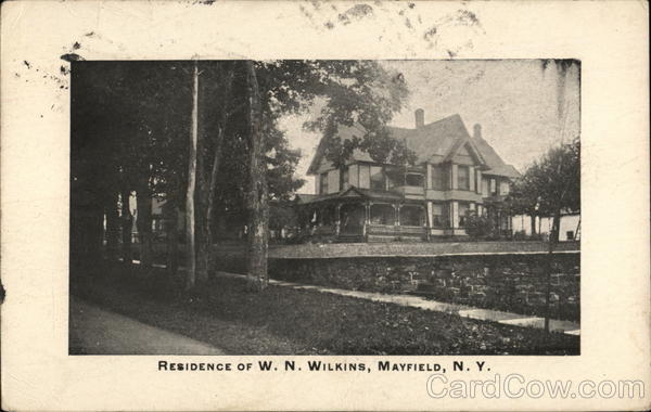 Residence of W. N. Wilkins Mayfield New York
