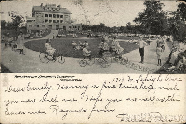 Philadelphia Children's Playhouse, Fairmount Park Pennsylvania