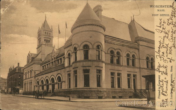 Post Office Worcester Massachusetts