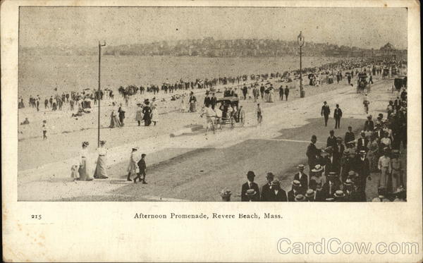 Afternoon Promenade Revere Beach Massachusetts