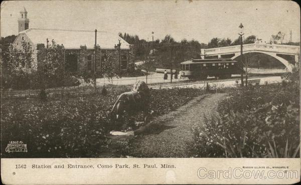 Station and Entrance, Como Park St. Paul Minnesota