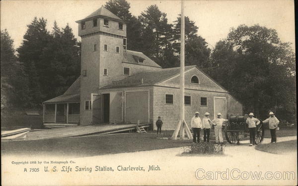 U.S. Life Saving Station Charlevoix Michigan