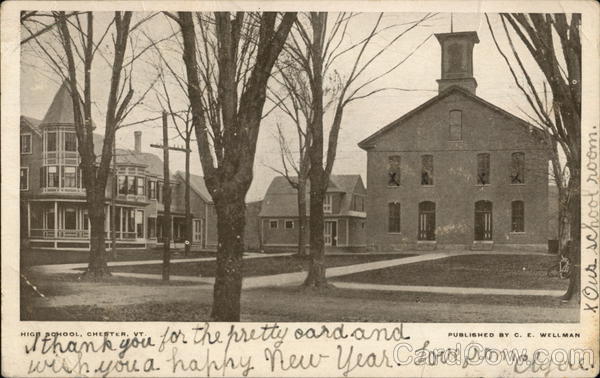 High School Chester Vermont