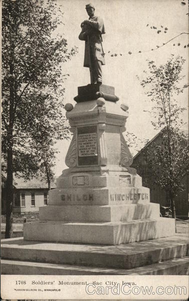 Soldiers' Monument Sac City Iowa