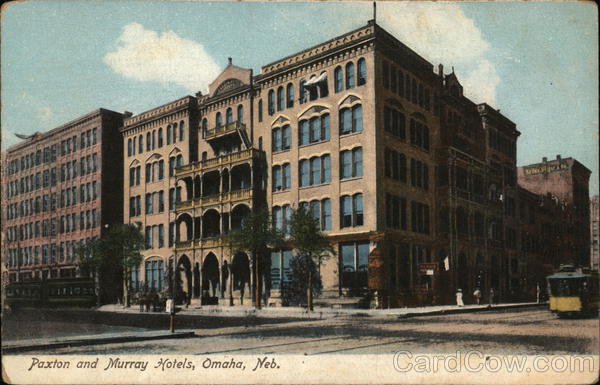 nebraska hotels paxton and murray hotels omaha ne postcard nebraska hotels paxton and murray hotels omaha ne postcard