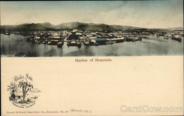 Harbor of Honolulul Hawaii