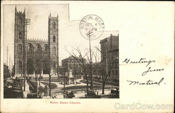 Notre Dame Church Montreal QC Canada Quebec