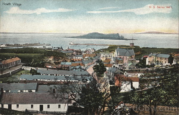 View of Village Howth Ireland