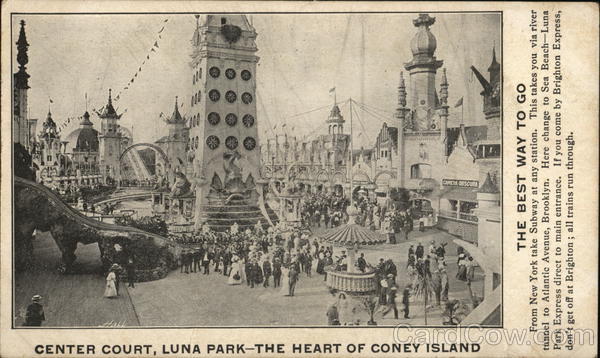 Center Court, Luna Park, Coney Island New York