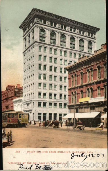 Union Savings Bank Building Oakland California