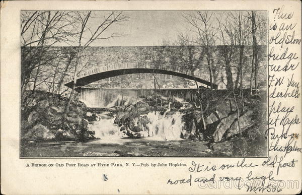 Bridge on Old Post Road Hyde Park New York