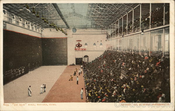 Jai Alai Hall Havana Cuba